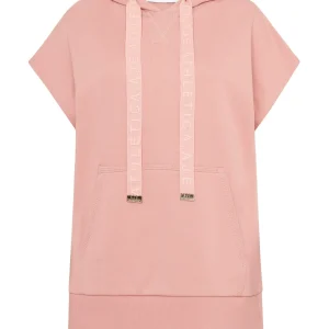 Cheap Aje ATHLETICA Logotape Short Sleeve Hoodie 403 Sunset Pink