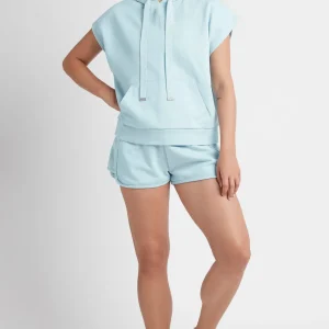 Online Aje ATHLETICA Logotape Short Sleeve Hoodie 403 Ice Blue