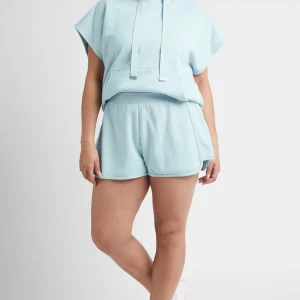 Online Aje ATHLETICA Logotape Short Sleeve Hoodie 403 Ice Blue