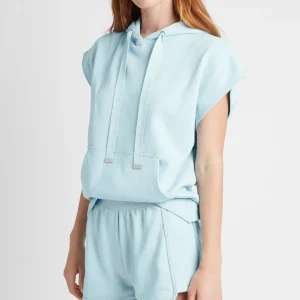 Online Aje ATHLETICA Logotape Short Sleeve Hoodie 403 Ice Blue