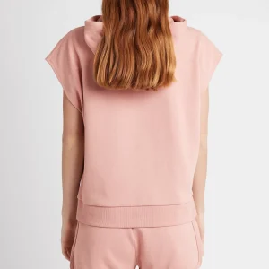 Cheap Aje ATHLETICA Logotape Short Sleeve Hoodie 403 Sunset Pink