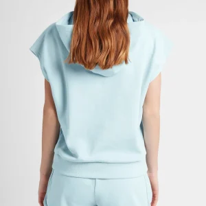 Online Aje ATHLETICA Logotape Short Sleeve Hoodie 403 Ice Blue