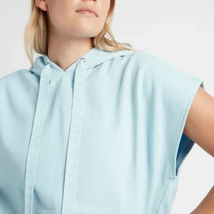 Online Aje ATHLETICA Logotape Short Sleeve Hoodie 403 Ice Blue
