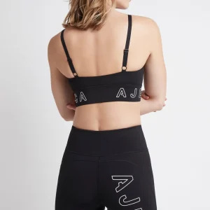 Online Aje ATHLETICA Logotape Sports Bra 310 Black/White