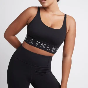 Online Aje ATHLETICA Logotape Sports Bra 310 Black/White
