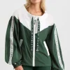 Outlet Aje ATHLETICA Logotape Spray Jacket 762 Pine Green White