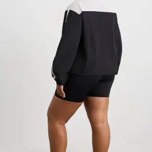 Sale Aje ATHLETICA Logotape Spray Jacket 762 Black/White