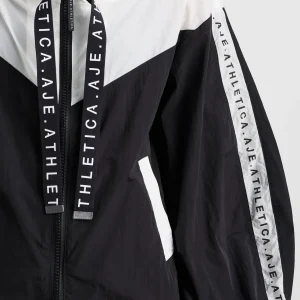 Sale Aje ATHLETICA Logotape Spray Jacket 762 Black/White