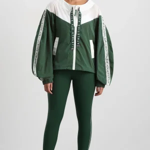 Outlet Aje ATHLETICA Logotape Spray Jacket 762 Pine Green White