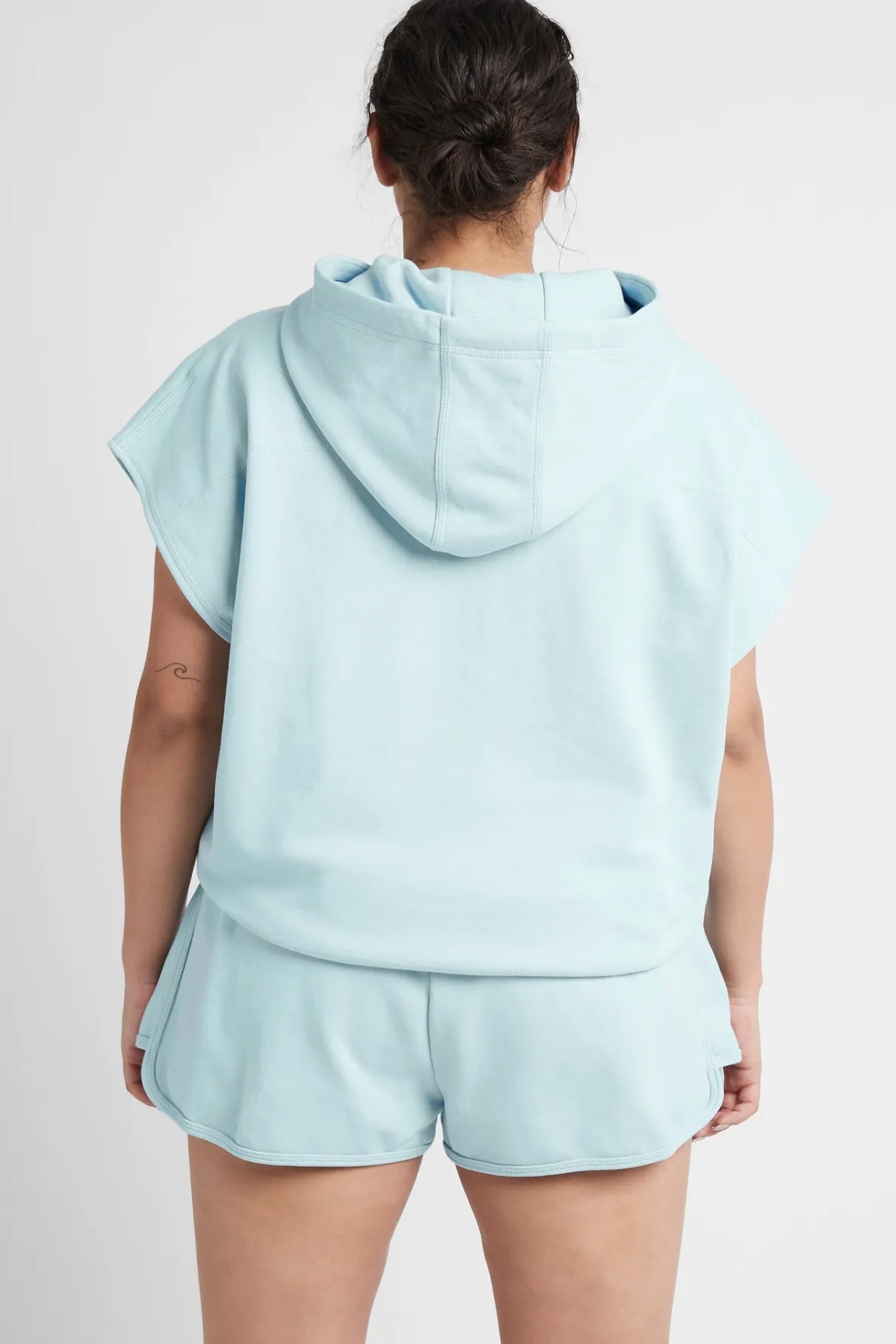 logotape_sweat_shorts__14.webp Online Aje ATHLETICA Logotape Sweat Shorts 604 Ice Blue