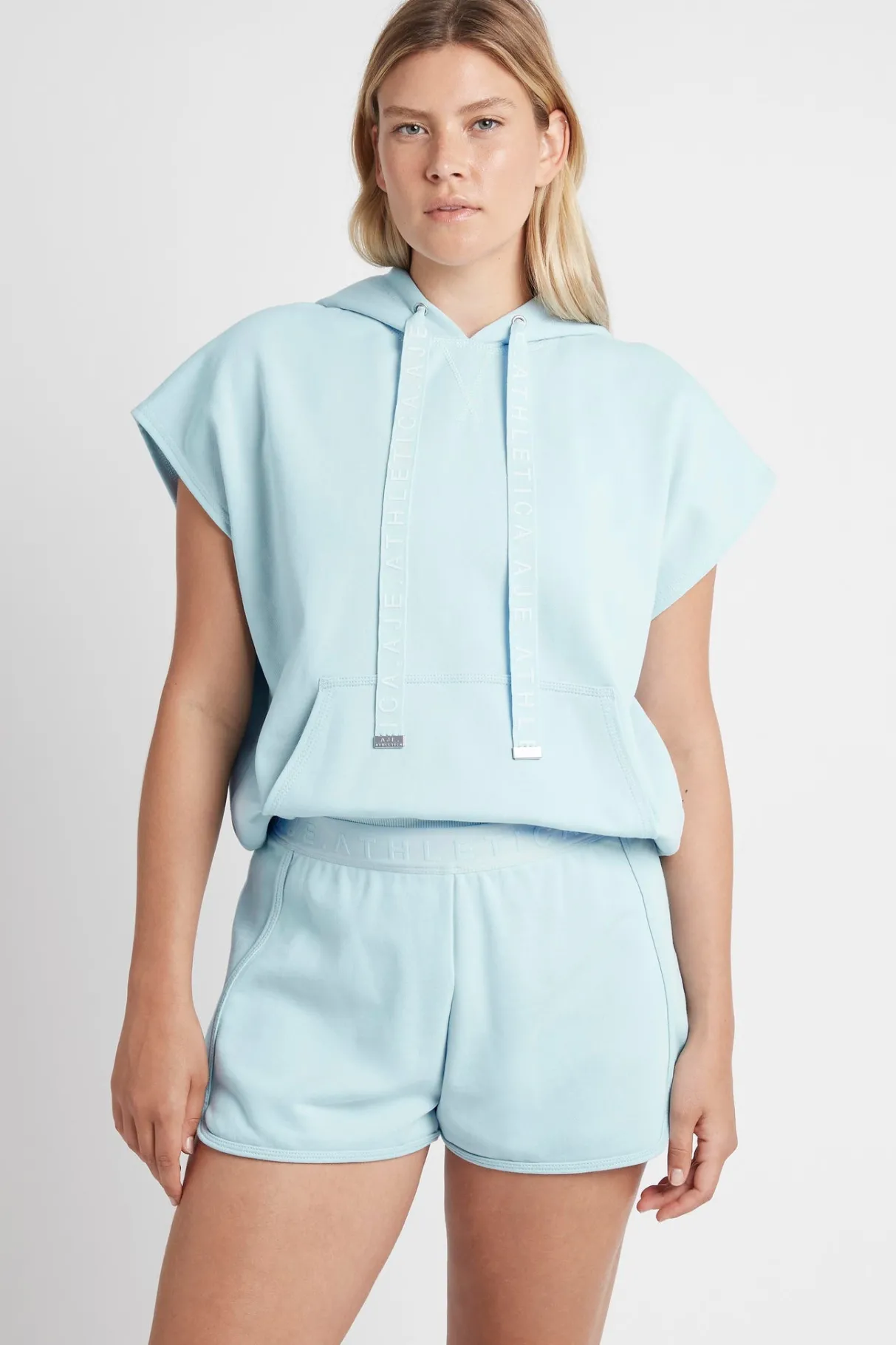 logotape_sweat_shorts__6.webp Online Aje ATHLETICA Logotape Sweat Shorts 604 Ice Blue