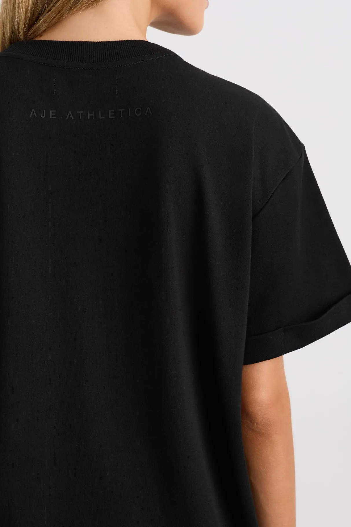 logotape_tee__4.webp Best Sale Aje ATHLETICA Logotape Tee 102 Black