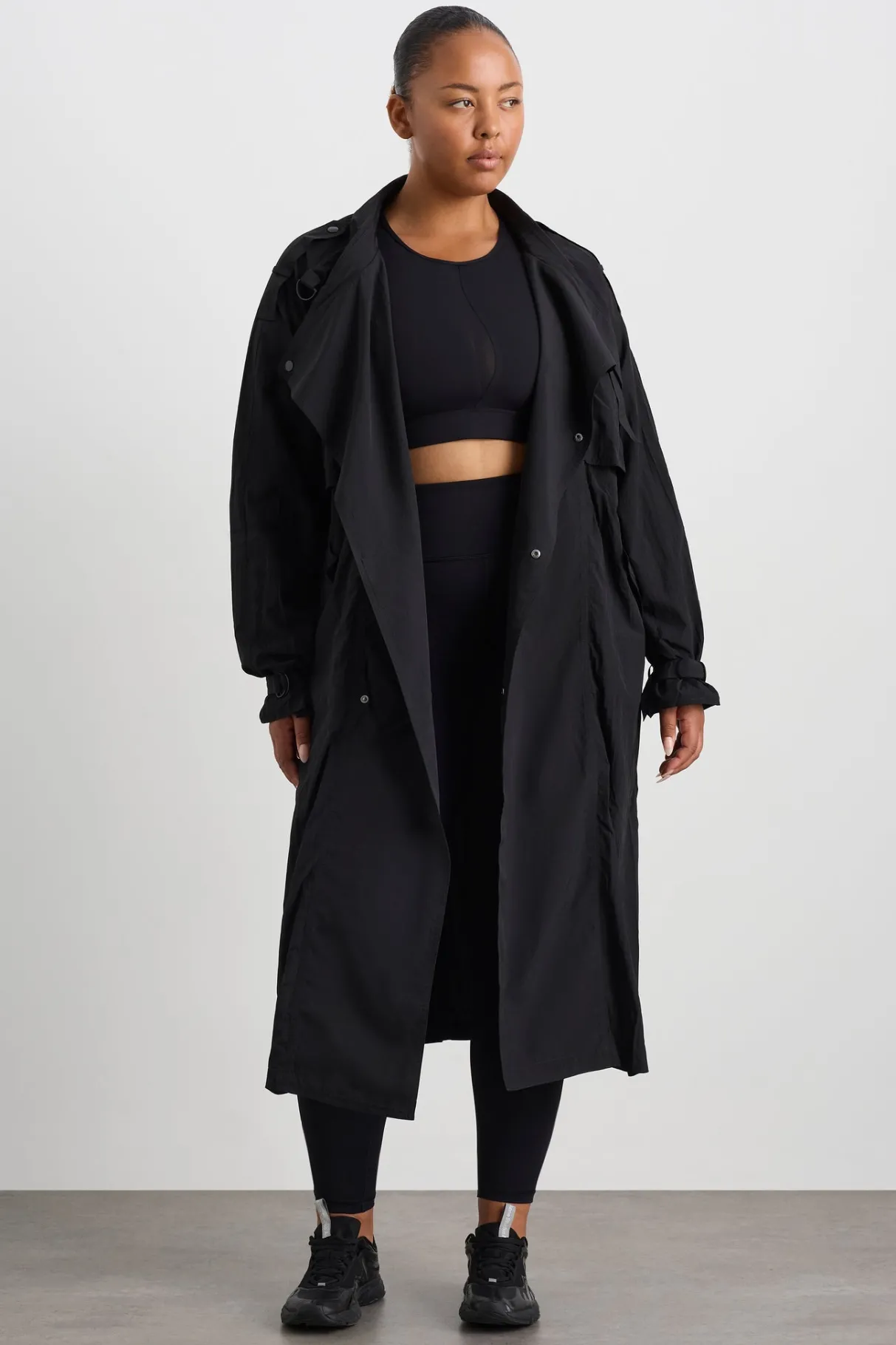 long_belted_windbreaker_jacket__14.webp Fashion Aje ATHLETICA Long Belted Windbreaker Jacket 703 Black/Black