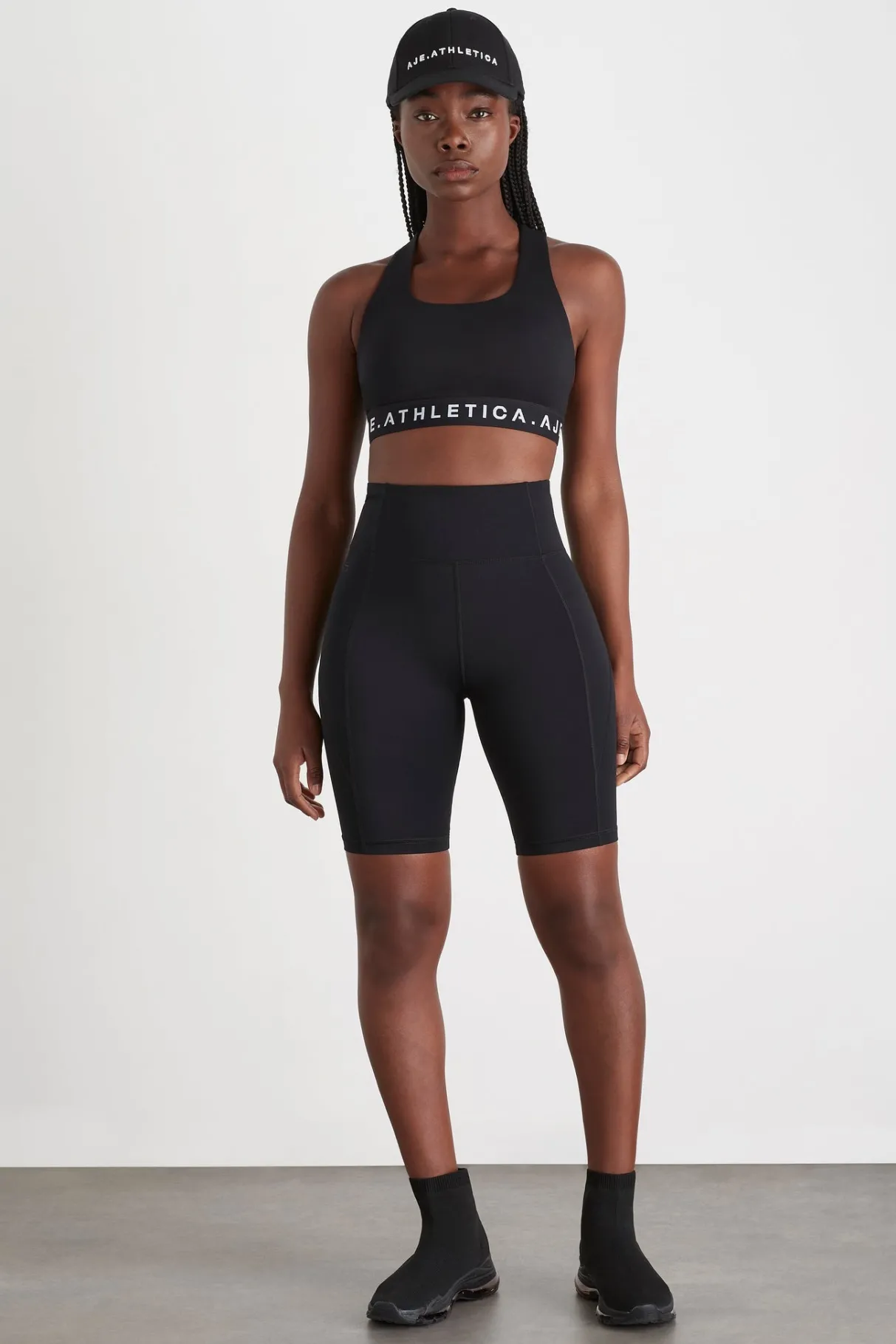 long_bike_shorts__0.webp Best Sale Aje ATHLETICA Long Bike Shorts 606 Black