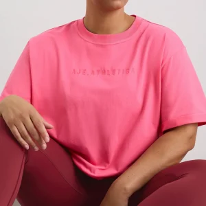Outlet Aje ATHLETICA Long Classic Tee 102 Rouge Pink