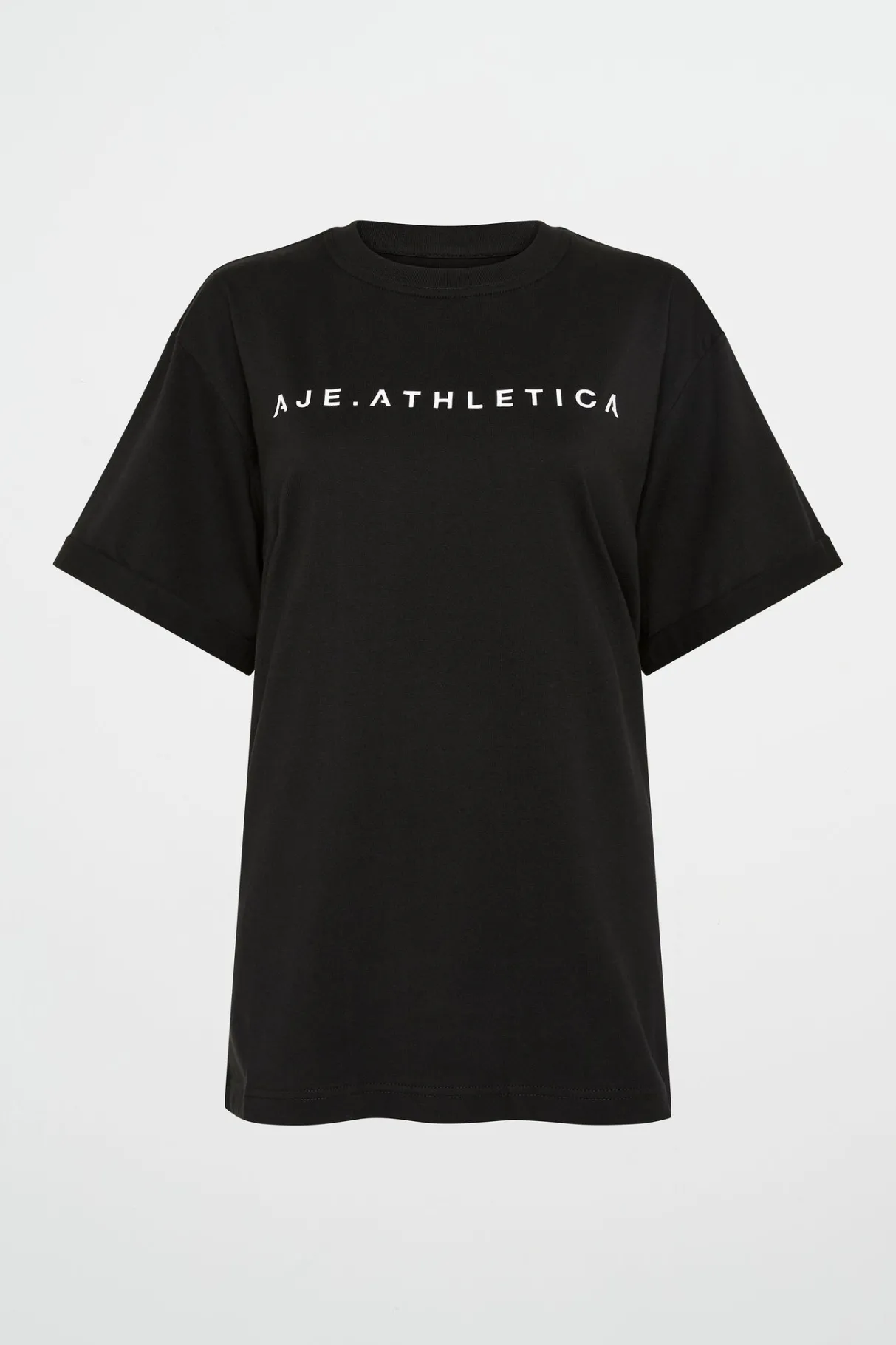 long_jersey_logo_tee__1.webp Discount Aje ATHLETICA Long Jersey Logo Tee 102 Black/White Logo