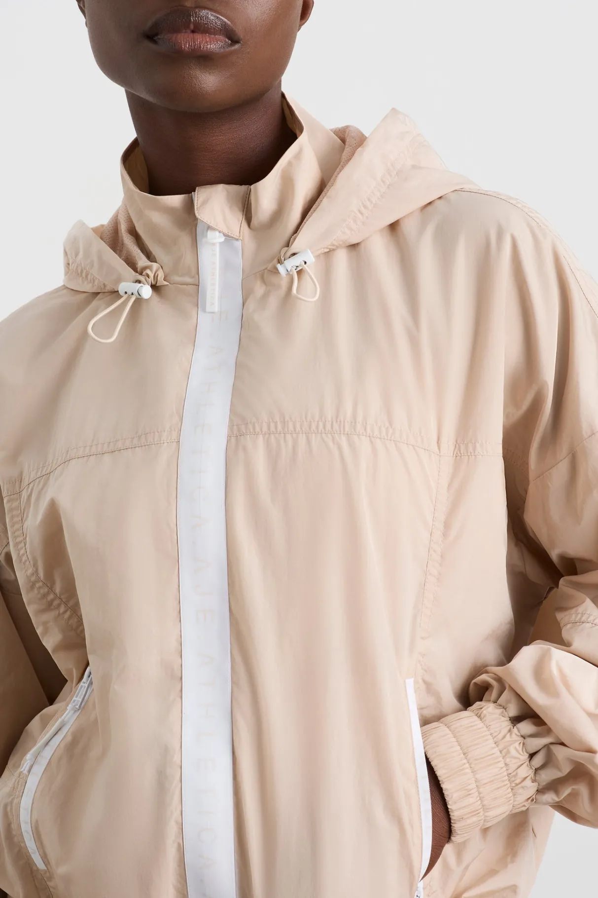 long_line_spray_jacket_3.webp Shop Aje ATHLETICA Long Line Spray Jacket Latte Beige
