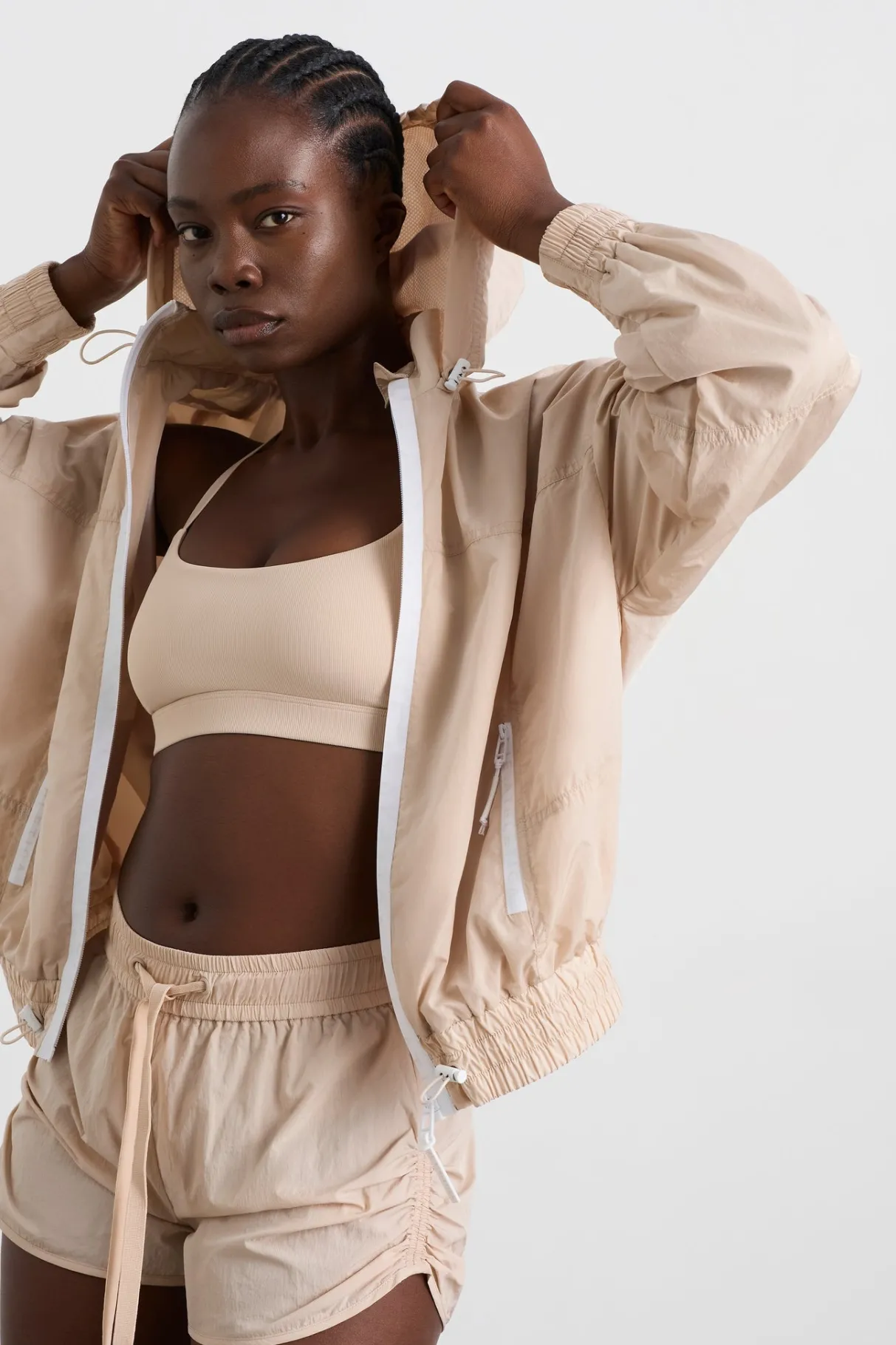 long_line_spray_jacket_4.webp Shop Aje ATHLETICA Long Line Spray Jacket Latte Beige