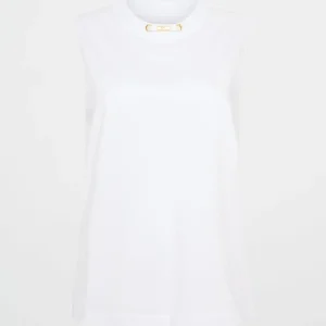 New Aje ATHLETICA Long Line Tank 101 White