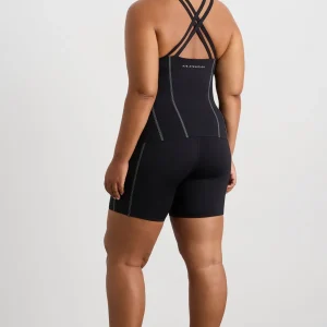 Outlet Aje ATHLETICA Long Line Top Stitch Tank 123 Black