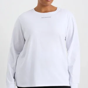Cheap Aje ATHLETICA Long Sleeve Logo Tee 127 White