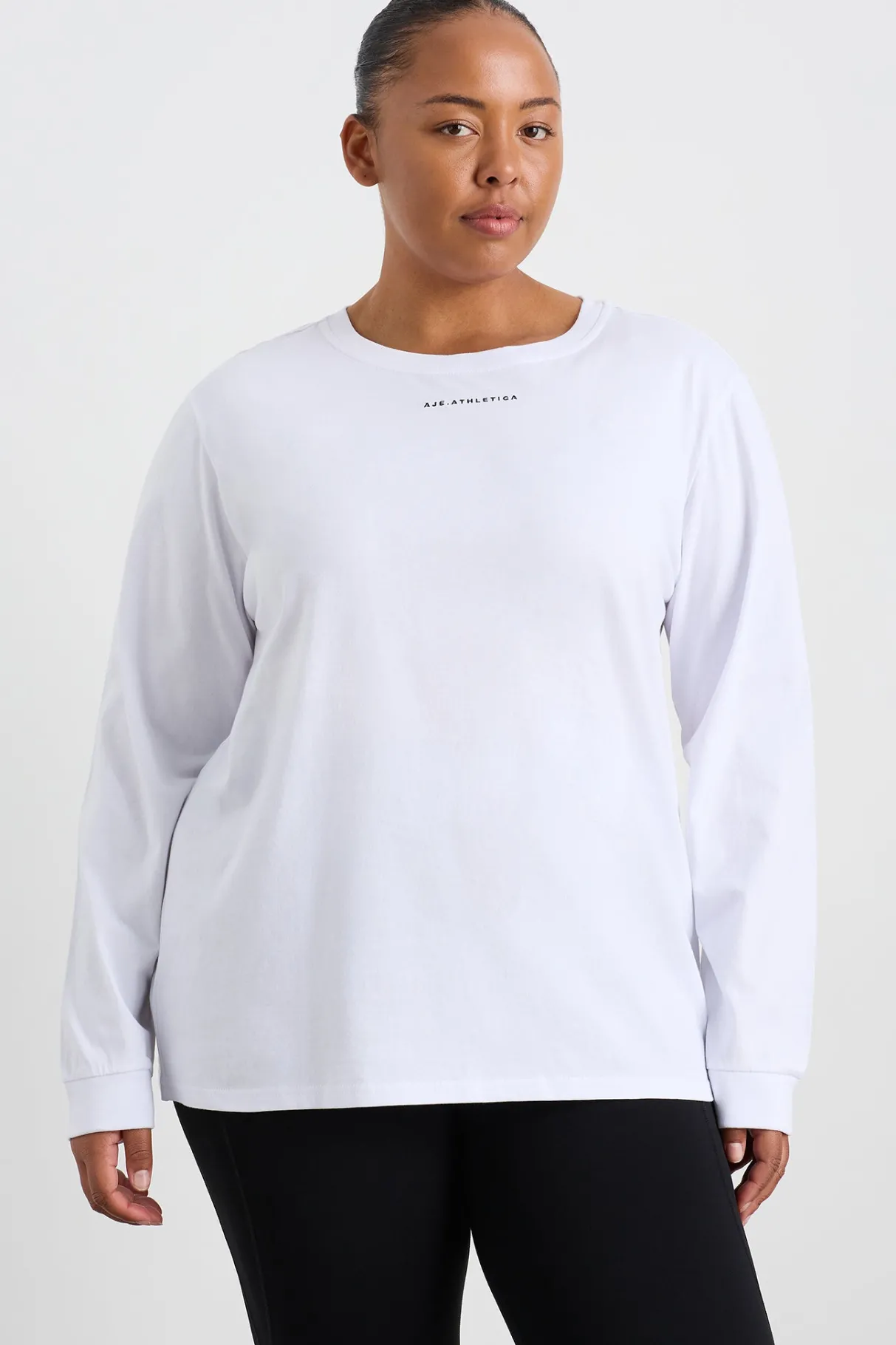long_sleeve_logo_tee__10.webp Cheap Aje ATHLETICA Long Sleeve Logo Tee 127 White