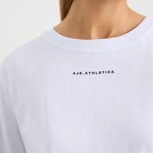 Cheap Aje ATHLETICA Long Sleeve Logo Tee 127 White
