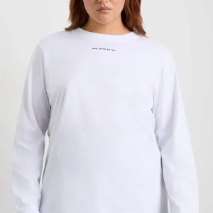 Cheap Aje ATHLETICA Long Sleeve Logo Tee 127 White