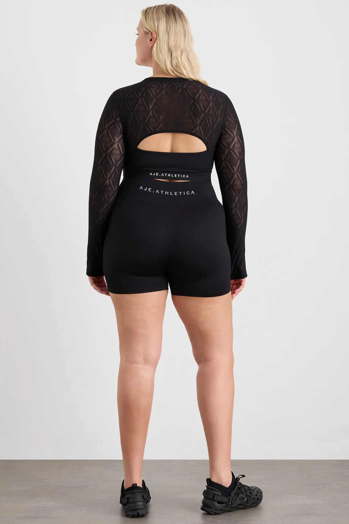 long_sleeve_mesh_crop_top__12.webp New Aje ATHLETICA Long Sleeve Mesh Crop Top 356 Black