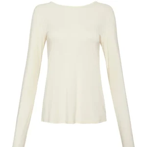 Flash Sale Aje ATHLETICA Long Sleeve Yoga Top 121 Light Ivory