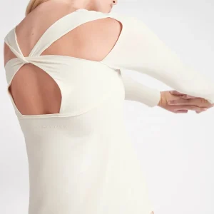 Flash Sale Aje ATHLETICA Long Sleeve Yoga Top 121 Light Ivory