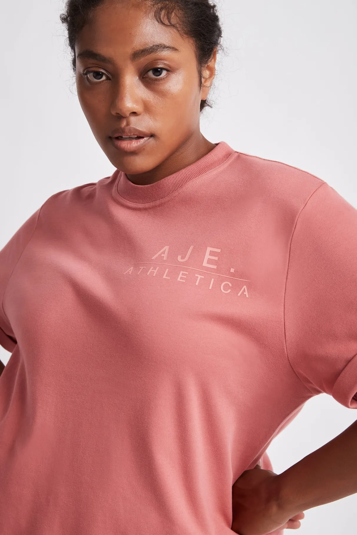 long_tshirt__8.webp Best Aje ATHLETICA Long T-Shirt 003 Dusty Rose