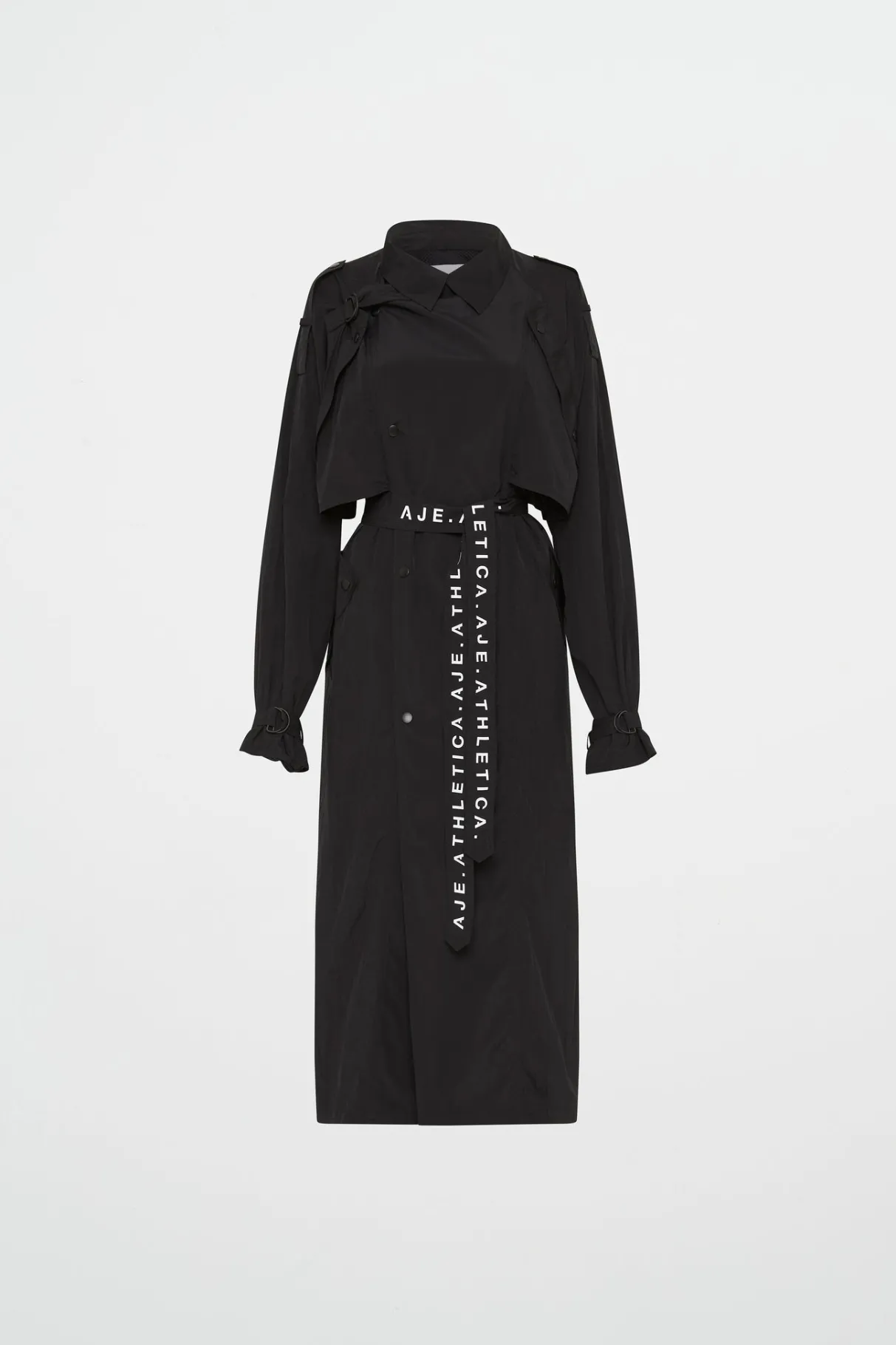 longline_belted_trench__1.webp Best Aje ATHLETICA Longline Belted Trench 703 Black