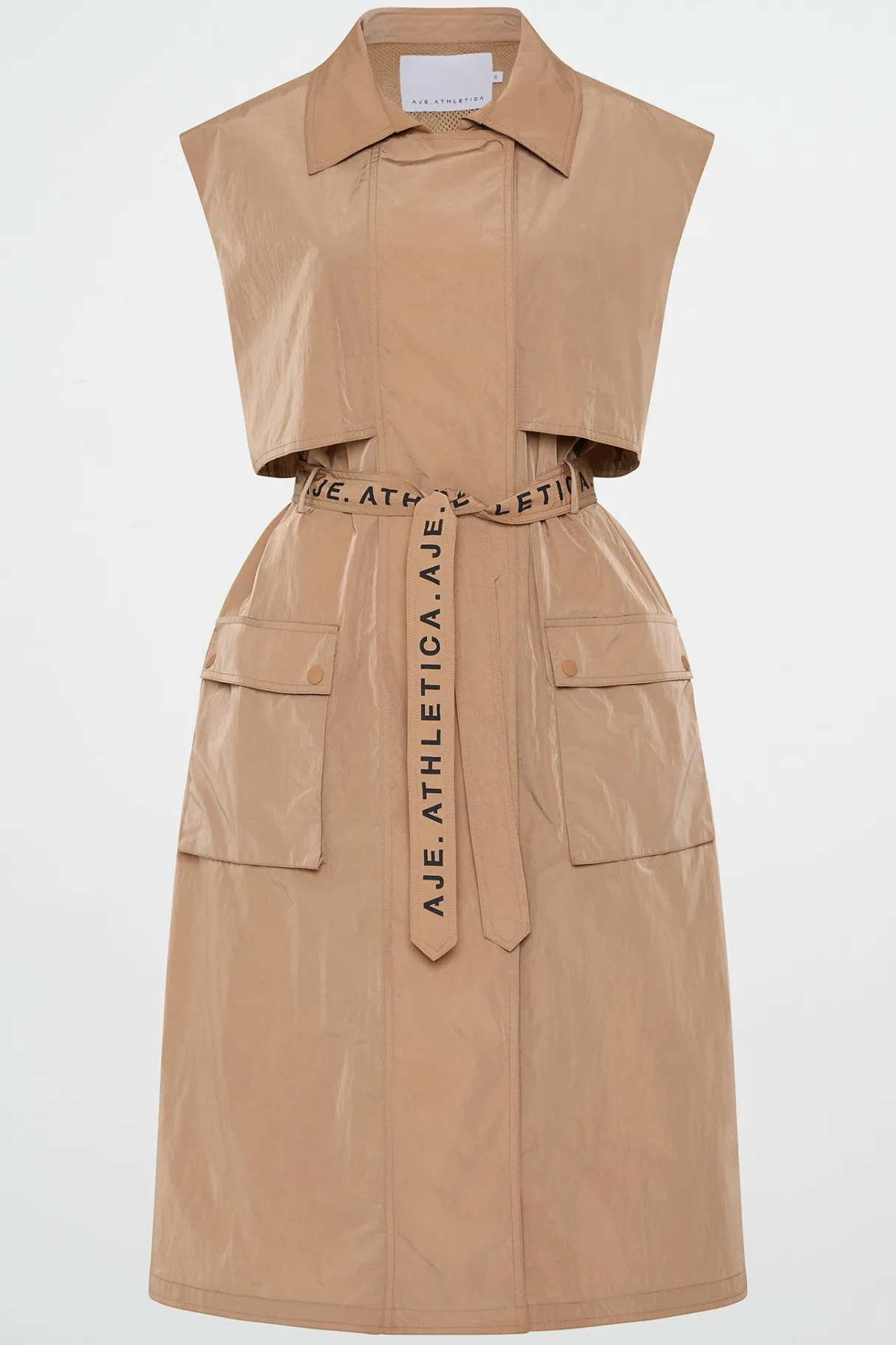 longline_belted_vest__1.webp Online Aje ATHLETICA Longline Belted Vest 703 Natural Tan