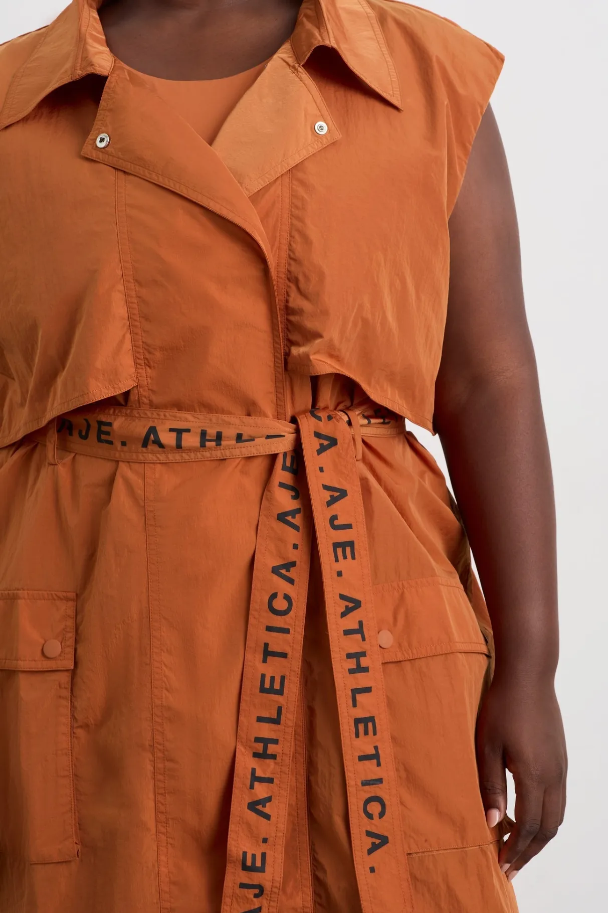 longline_belted_vest__11-1.webp Shop Aje ATHLETICA Longline Belted Vest 703 Copper Orange