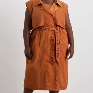 Shop Aje ATHLETICA Longline Belted Vest 703 Copper Orange