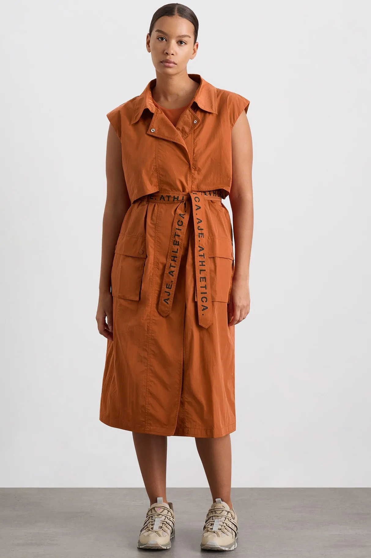 longline_belted_vest__6-1.webp Shop Aje ATHLETICA Longline Belted Vest 703 Copper Orange