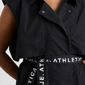 Cheap Aje ATHLETICA Longline Belted Vest 703 Black