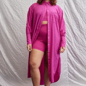 Sale Aje ATHLETICA Longline Oversized Shirt 441 Power Pink