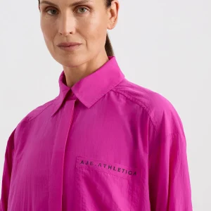 Sale Aje ATHLETICA Longline Oversized Shirt 441 Power Pink