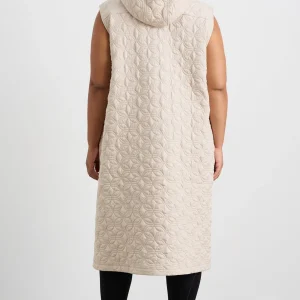 Outlet Aje ATHLETICA Longline Sleeveless Jacket 703 Moonstone Grey