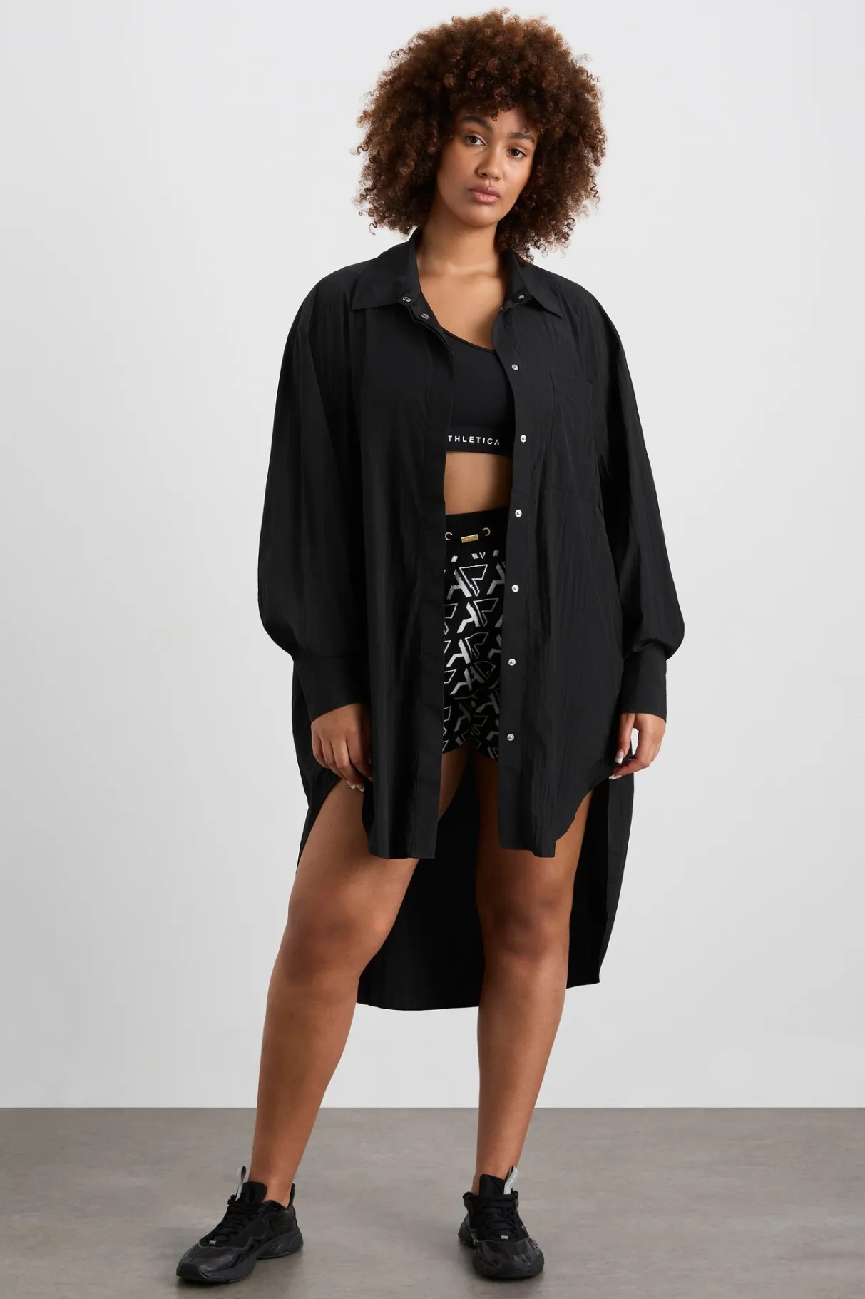 longline_windbreaker_shirt__10-1.webp Outlet Aje ATHLETICA Longline Windbreaker Shirt 438 Black