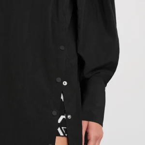 Outlet Aje ATHLETICA Longline Windbreaker Shirt 438 Black