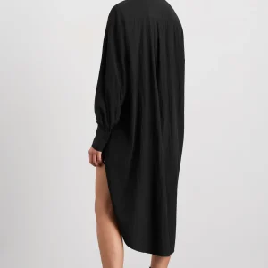 Outlet Aje ATHLETICA Longline Windbreaker Shirt 438 Black