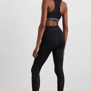 Online Aje ATHLETICA Mesh Back Sports Bra 375 Black/White Logo