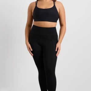Fashion Aje ATHLETICA Mesh Back Sports Bra 338 Black