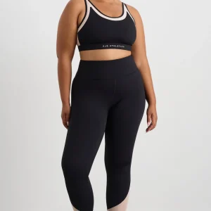 Discount Aje ATHLETICA Mesh Inset 7/8 Legging 228 Black Light Blush