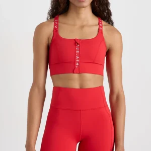 Shop Aje ATHLETICA Mesh Racer Back Bra 304 Passionate Red