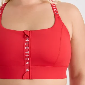 Shop Aje ATHLETICA Mesh Racer Back Bra 304 Passionate Red