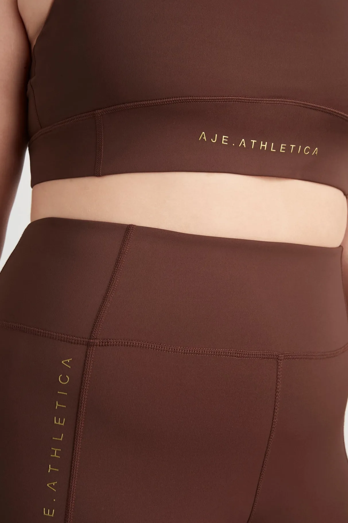 mesh_racer_back_sports_bra__14.webp Sale Aje ATHLETICA Mesh Racer Back Sports Bra 338 Dark Chocolate